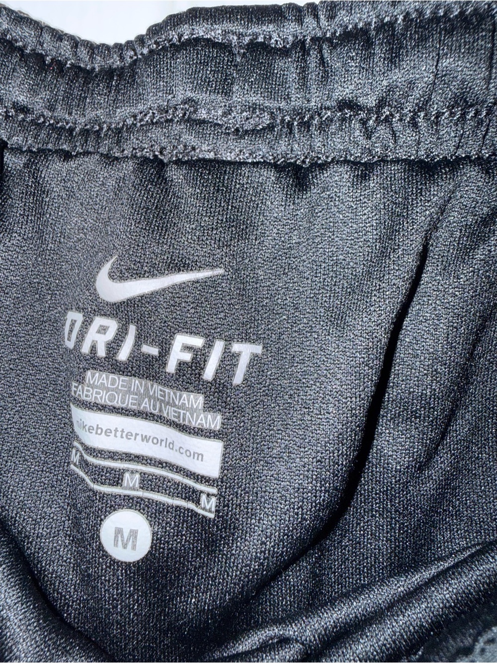 Nike Black Athletic Training Shorts with Drawstring - Picture 4 of 5